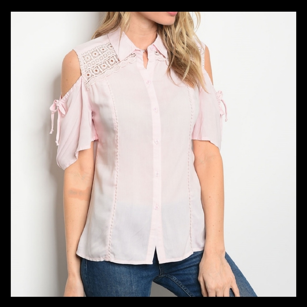Price Reduction! Cold Shoulder Blouse